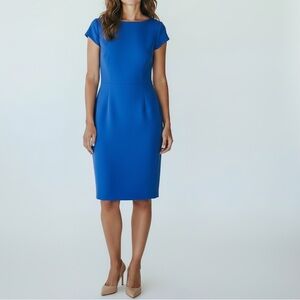 J. Crew | Dresses | J Crew Button Back Shift Dress In Beauchamps Linen |  Poshmark